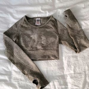 Gymshark Long sleeve Workout Croptop